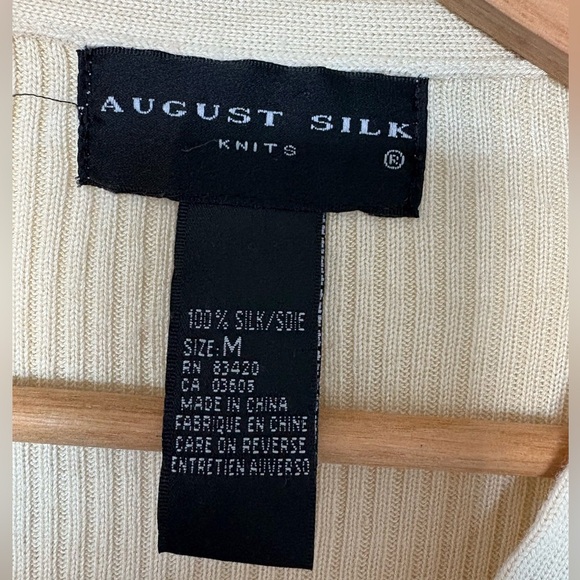 August Silk Butter Yellow Cardigan | Size Medium - Picture 6 of 7